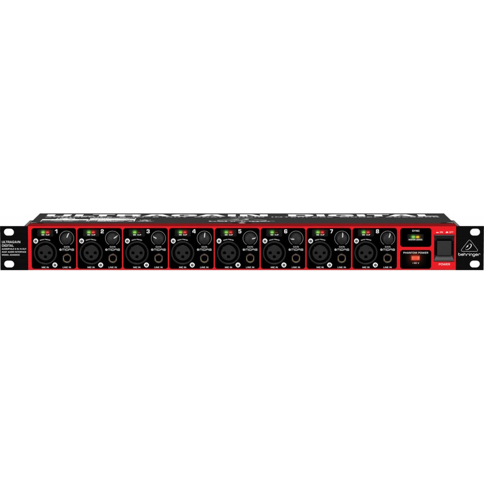 Bell Ringer Interface Behringer ADA8200 Audio Interface 8 Input 8 Output
