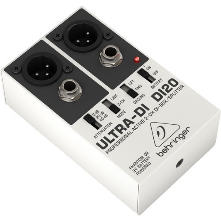 Behringer DI20 Direct Injection Box Active 2 CH