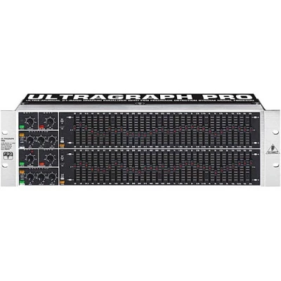 Behringer FBQ6200 Equalizer Graphic 31Band w/ FDS Mono Sub Output and Limiter