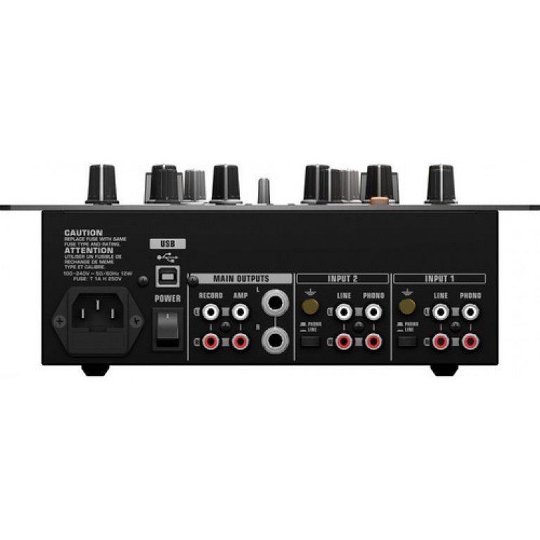 Behringer NOX202 Mixer DJ 2Ch 1Mic 2Line USB interface 24Bit Digital FX