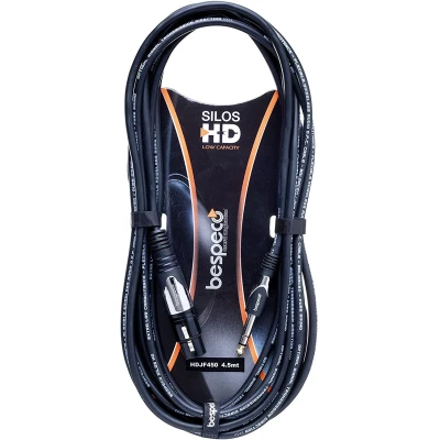 Bespeco HDJF450 XLRF to JK Cable & Adapter 4.5M