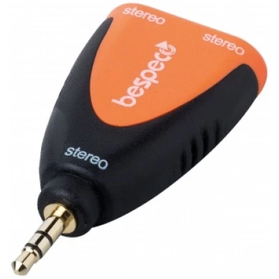 Bespeco SLAD225 3.5JKf(2) to 3.5JKm Cable & Adapter