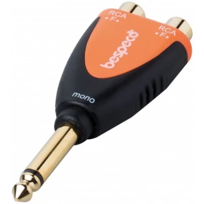 Bespeco SLAD365 2RCAF to JKM Adapter Cable & Adapter