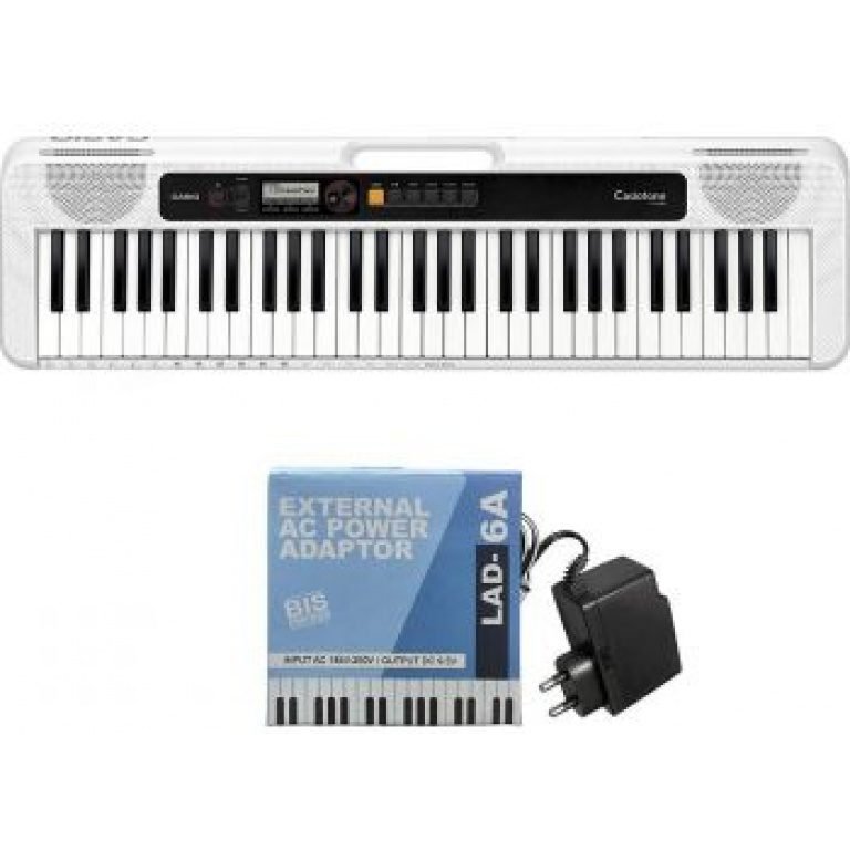 Casio CTS200 White + ADE95100  Mid Level Keyboards