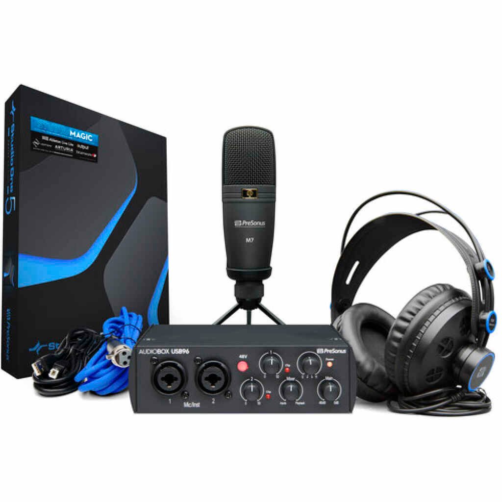 Presonus AudioBox USB 96 Studio 25 Anniversary Black Recording Bundles