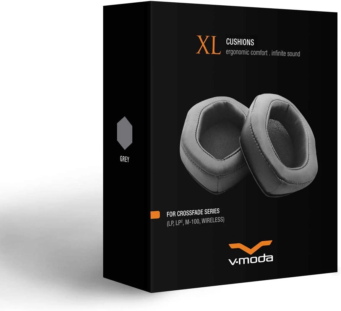 Vmoda Crossfade m100 XL Cushion - Grey Headphones & Accessories Vmoda Crossfade m100 XL Cushion - Grey Headphones & Accessories