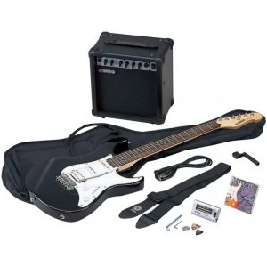 Yamaha EG112GPIIBLK Gigmaker Guitar Bundle - Black