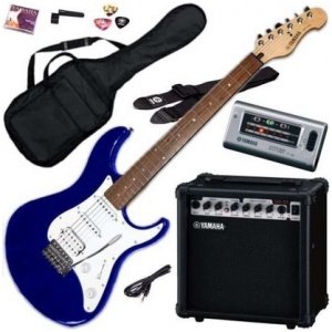 Yamaha EG112GPIIBLUE Gigmaker Guitar Bundle - Metallic Blue