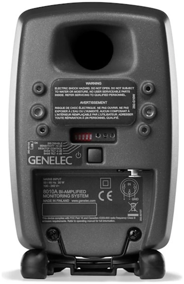 Genelec 8010 Active Studio Monitor - precise imaging, low distortion, and reliable performance Genelec 8010 Active Studio Monitor - precise imaging, low distortion, and reliable performance
