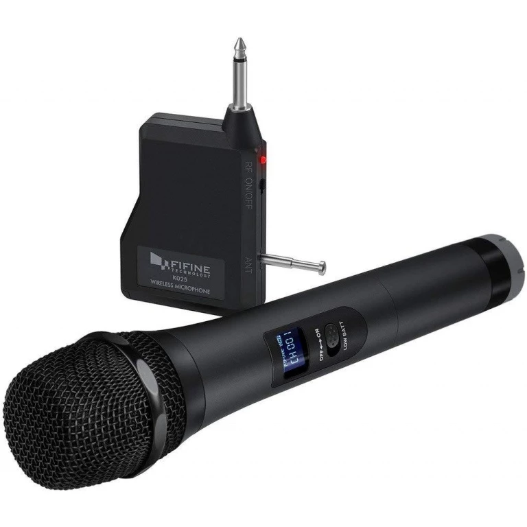 Fifine K025 Wireless Microphone with handheld Dynamic Mic