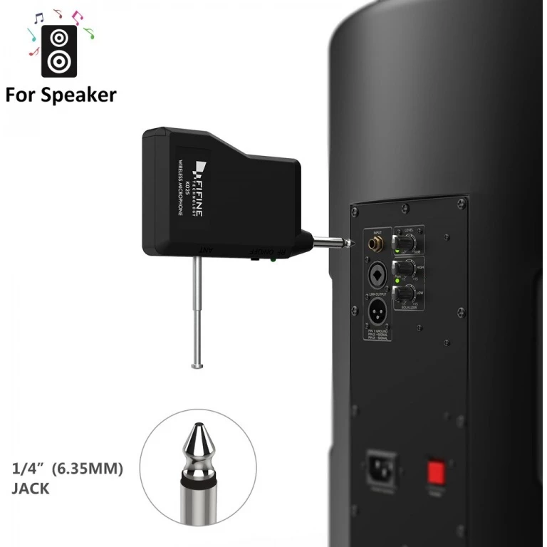 Fifine K025 Wireless Microphone with handheld Dynamic Mic