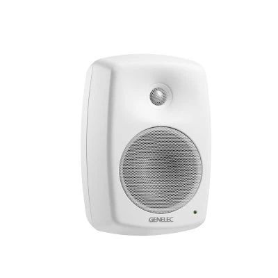 Genelec 4030CW Compact Two-Way Active Loudspeaker System in White Painted Finish