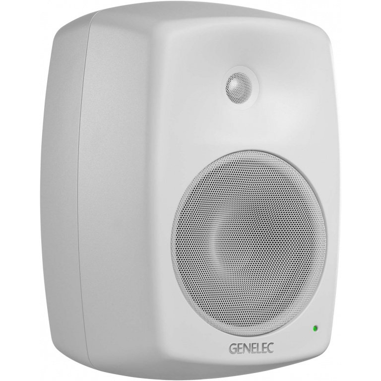 Genelec 4040AW Compact Two-Way Active Loudspeaker System in White Painted Finish