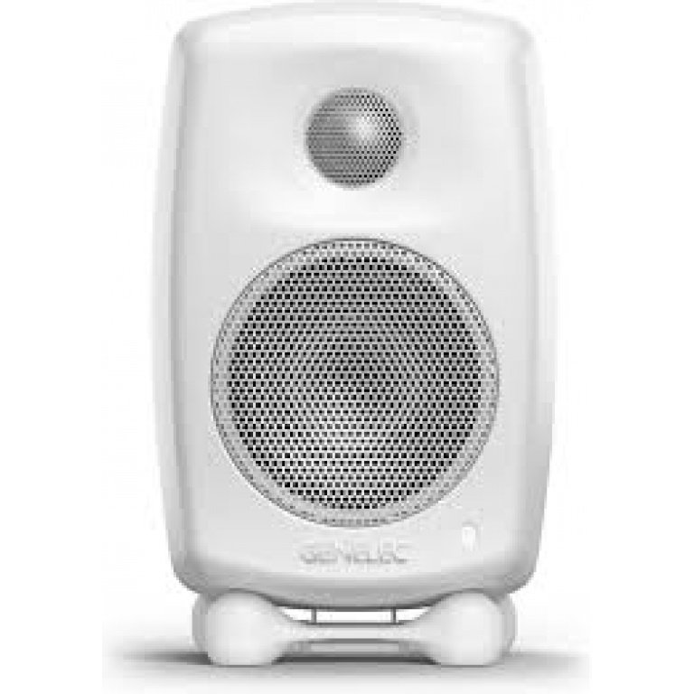 Genelec 4040AW Compact Two-Way Active Loudspeaker System in White Painted Finish