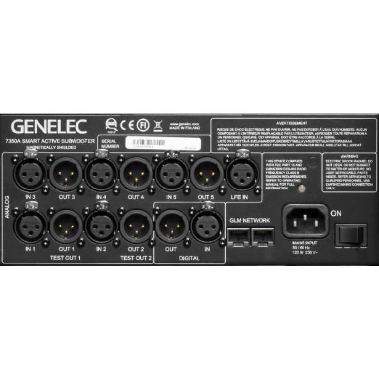 Genelec 7350APM Smart Active Subwoofer in Black painted finish