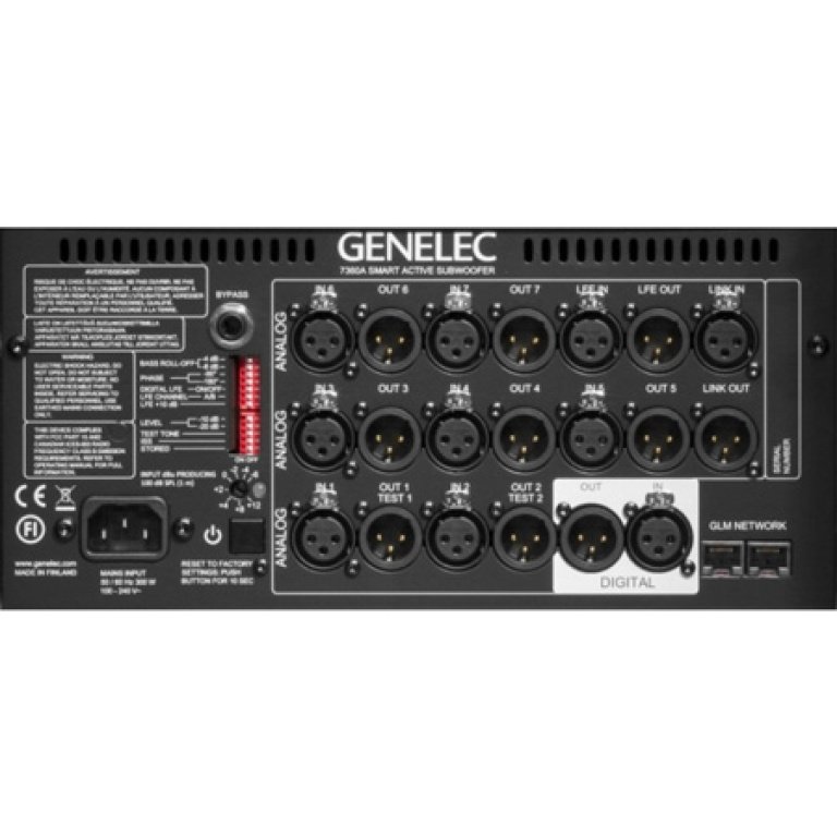 Genelec 7360APM Smart Active Subwoofer in Black painted finish