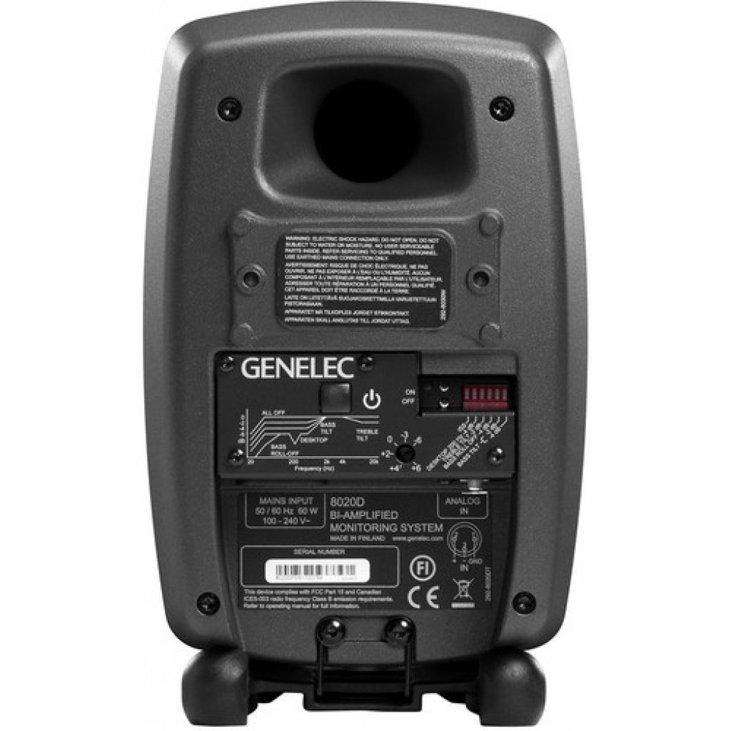 Genelec 8020DPM Active Monitor Two-way Compact in Dark grey painted finish