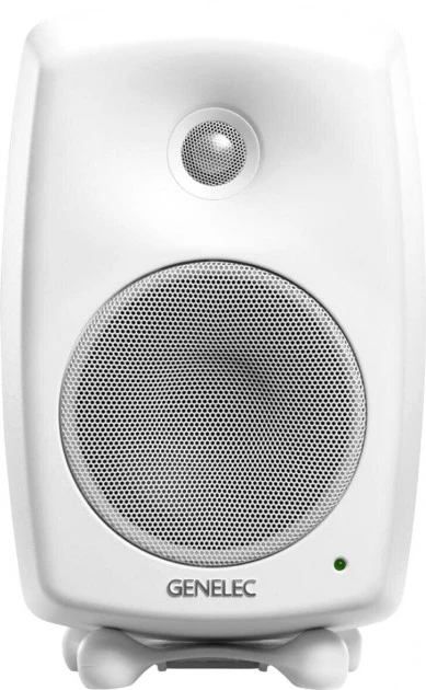 Genelec 8040BWM Active Studio Monitor | 2‑Way Professional Speaker White Finish Genelec 8040BWM Active Studio Monitor | 2‑Way Professional Speaker White Finish