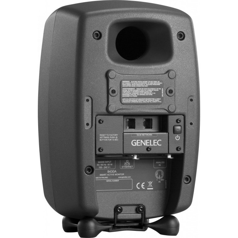 Genelec 8430AP Smart Active Monitor for IP Audio, Two-way in Dark grey painted finish