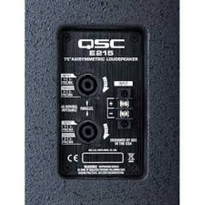 QSC E215 Dual 15" 2-Way, Externally Powered, Live Sound-Reinforcement Loudspeaker Available In Black
