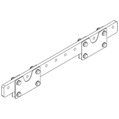 QSC Eb3082-Bk Extension Bar - Used In Conjunction With Two (2) Af3082-S Array Frames Allows Arrays Of Wl212-SwSubwoofers Available In Black