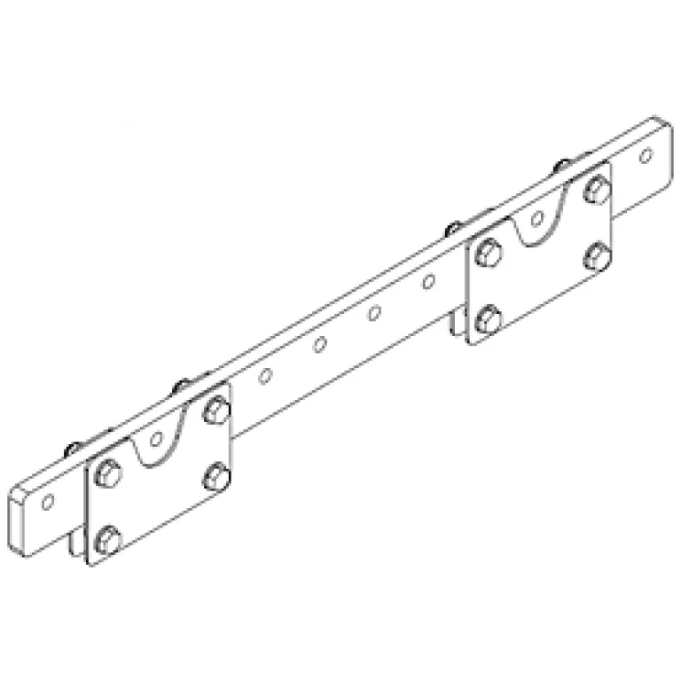 Qsc Bar QSC Eb3082-Bk Extension Bar - Used In Conjunction With Two (2) Af3082-S ...