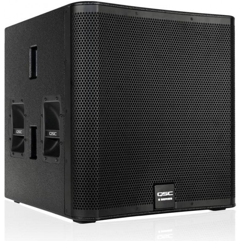 QSC Gp118-Sw-Bk 18" Portable Subwoofer With The Same Acoustical Performance As The Wl118-Sw Regular Enclosure With The16 X M10 Suspension Points; Available In Black