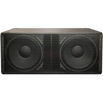 QSC Gp218-Sw-Bk Dual 18" Subwoofer; Same Acoustical Performance As The Wl218-Sw, Rectangular Enclosure With 16 X M10Suspension Points; Available In Black QSC Gp218-Sw-Bk Dual 18" Subwoofer; Same Acoustical Performance As The Wl218-Sw, Rectangular Enclosure With 16 X M10Suspension Points; Available In Black