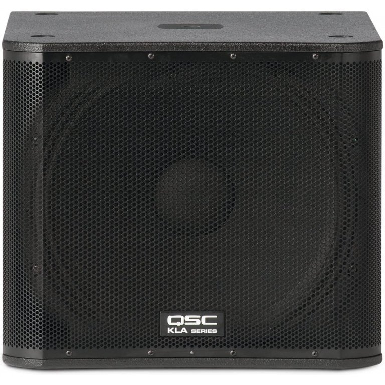 QSC Kla181-Bk 18" Ported, 1000W Subwoofer With Integrated Flying Hardware; Available In Black