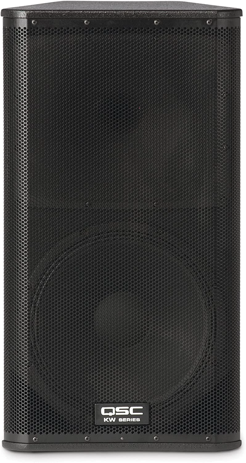 QSC Kw152 15" Two-Way, 1000W, 60 inches conical waveguide Axisymmetric, Active Loudspeaker. QSC Kw152 15" Two-Way, 1000W, 60 inches conical waveguide Axisymmetric, Active Loudspeaker.