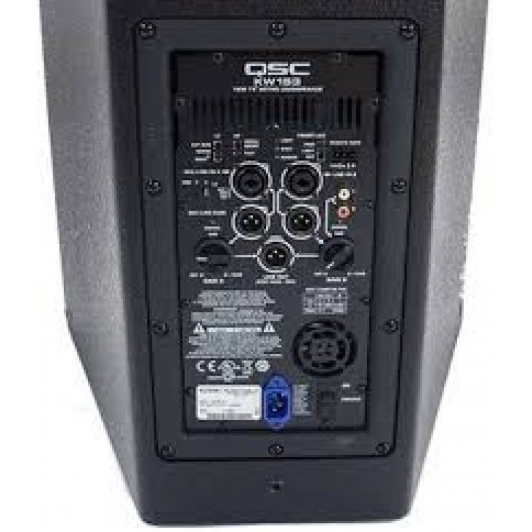 QSC Kw153 15" Three-Way, 1000W, 60 Axisymmetric, Active Loudspeaker With 6.5" Horn-Loaded Midrange