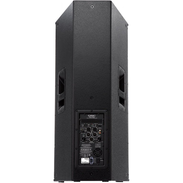 QSC Kw153 15" Three-Way, 1000W, 60 Axisymmetric, Active Loudspeaker With 6.5" Horn-Loaded Midrange