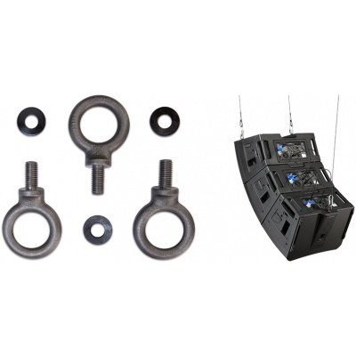 QSC M10 Kit-C Forged-Shoulder Steel Eyebolt Kit For Suspending K Series, Kla12 And Acoustic Design S8T, S10T AndS12 Loudspeakers