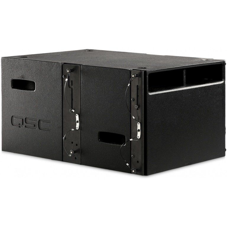 QSC Wl212-Sw-Bk Ultra Compact Dual 12? (300 Mm) Bandpass Subwoofer Designed Specifically For Use With The Wl3082 Available In White