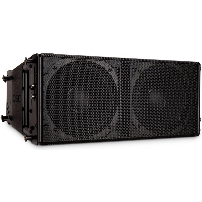 QSC Wl3082-Bk Ultra Compact High Performance Line Array Module; Dual Neodymium 8" (200 Mm) Cone Lf; 3" (75 Mm)Titanium Diaphragm Available In Black