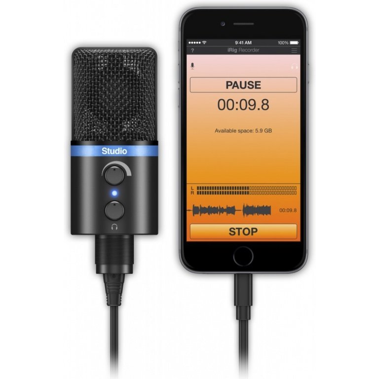 IK Multimedia iRig Mic Studio - Black