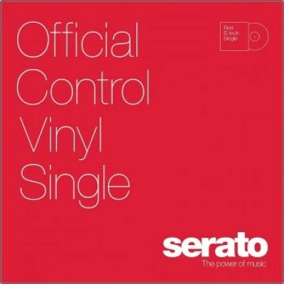 Serato 12'' Performance Series Single Control Vinyls for Turntables - Red