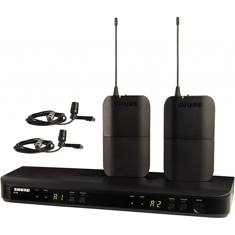 Shure BLX188UK CVLX K14 BLX188 DUAL LAV SYSTEM W CVL