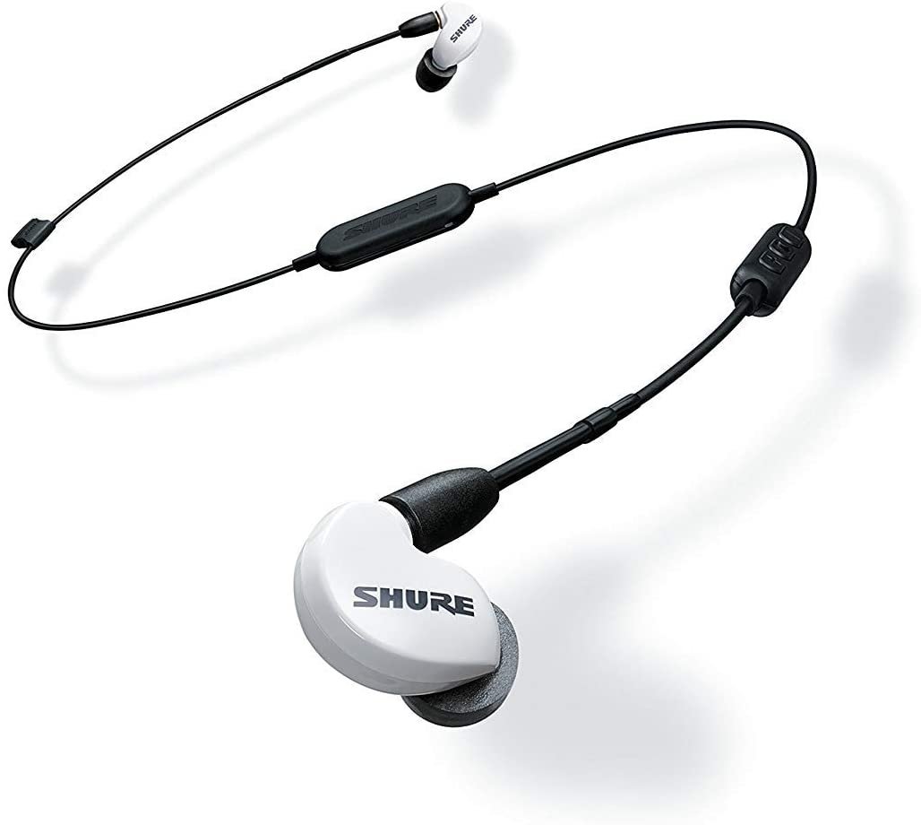 Shure SE215SPE W BT1 EFS White Special Edition SE215 Ear