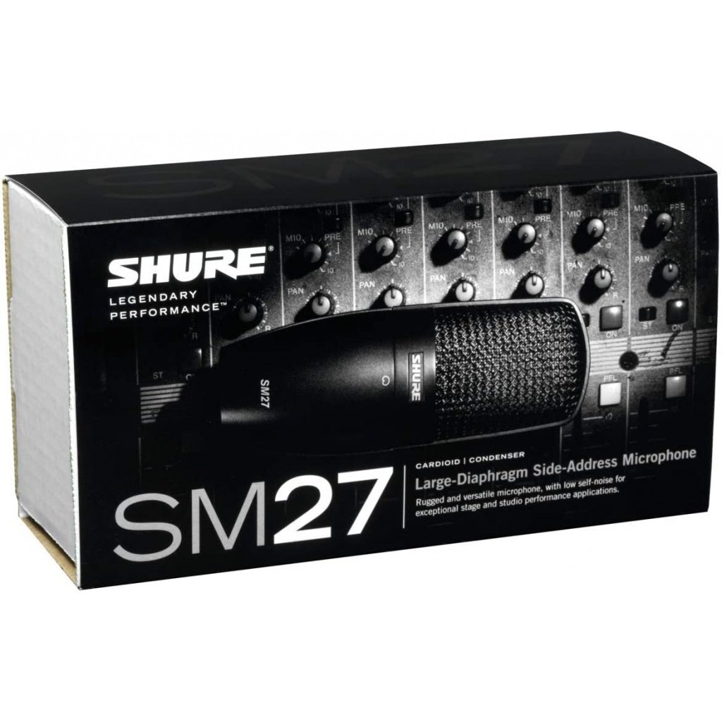 Shure SM27-LC Condenser Mic, XLR