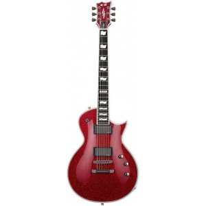 ESP E-II Eclipse DB Red Sparkle Finish, Including Hardshell Case