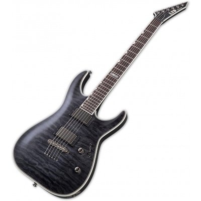 ESP LTD MH-1001NT Quilted Maple, See Thru Black Finish