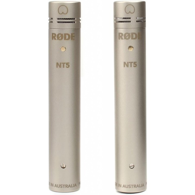 Rode NT5MP Studio Microphone Pair of acoustically matched NT5 1/2" cardioid condenser microphones
