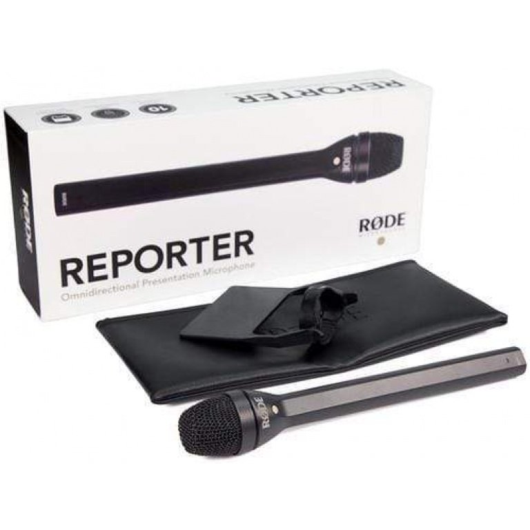 Rode REPORTER Broadcast Microphone Omnidirectional cardioid interview microphone