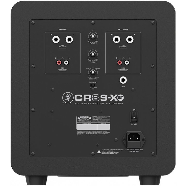 Mackie CR8S-XBT Multimedia 8" Subwoofer with Bluetooth®  and CRDV