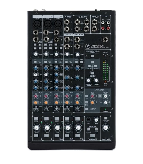 Mackie Onyx 820i Premium Firewire 8 Channel Recording Mixer Mackie Onyx 820i Premium Firewire 8 Channel Recording Mixer