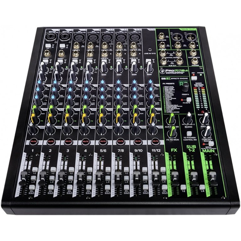 Mackie ProFX12v3 Professional 12 Channel Mixer with Effects & USB