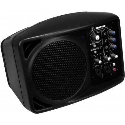 Mackie SRM150 Compact Powered PA System with 3 Channel Mixer, 3 Band EQ, and 5.25" Driver