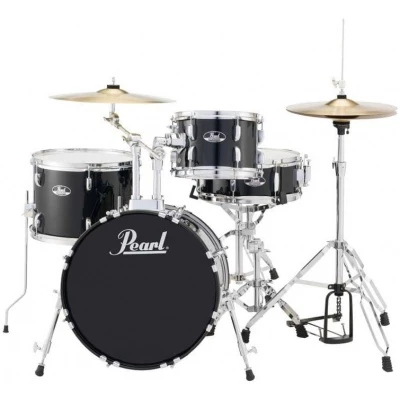 Pearl RS584C/C#91 Road Show 4pc Drum Set 1812B/1007T/1410F/1350S with Cymbal & Hardware Red Wine