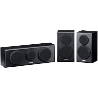 Yamaha NS-P150 Black 20W//80W, Center & Surround Channel Speakers Package